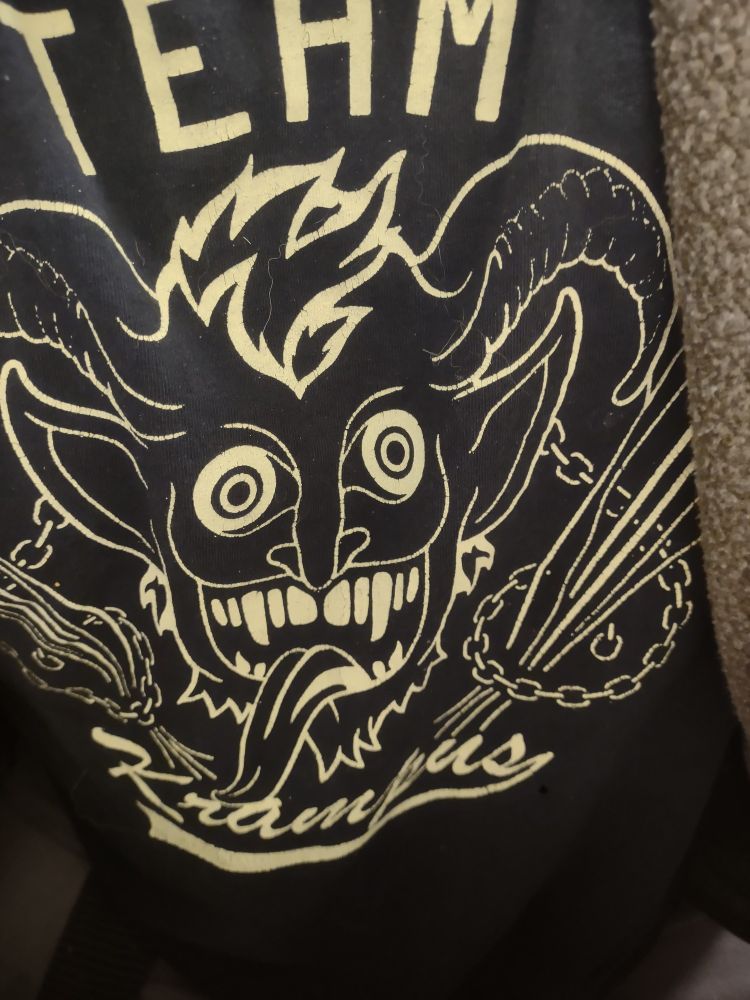 T shirt that reads team Krampus 