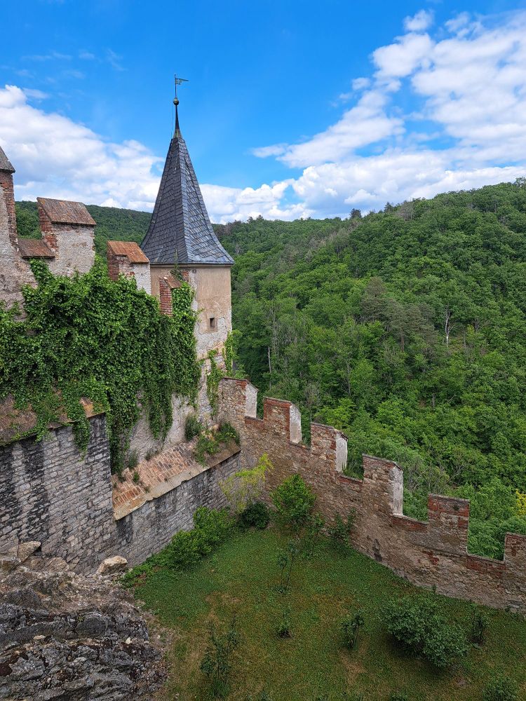 View from Karlštejn Castle.
