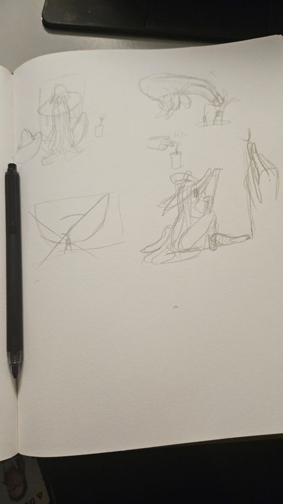 Thumbnails of a shroom witch painting