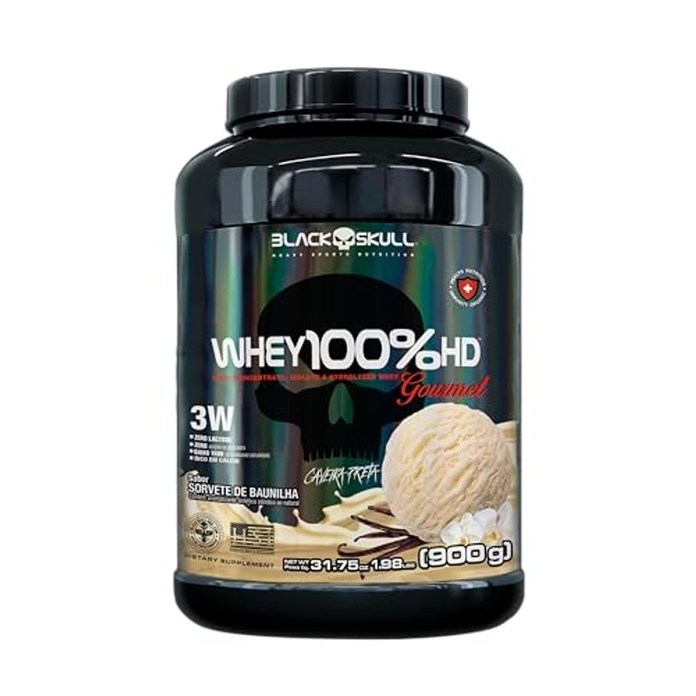 WHEY 100% HD GOURMET BAUNILHA 900G