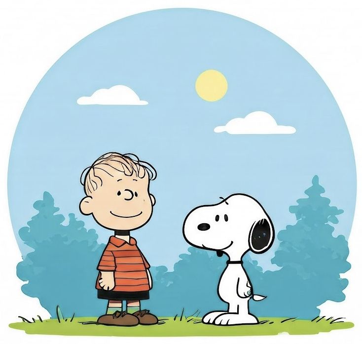 Linus van Pelt (+ Snoopy)