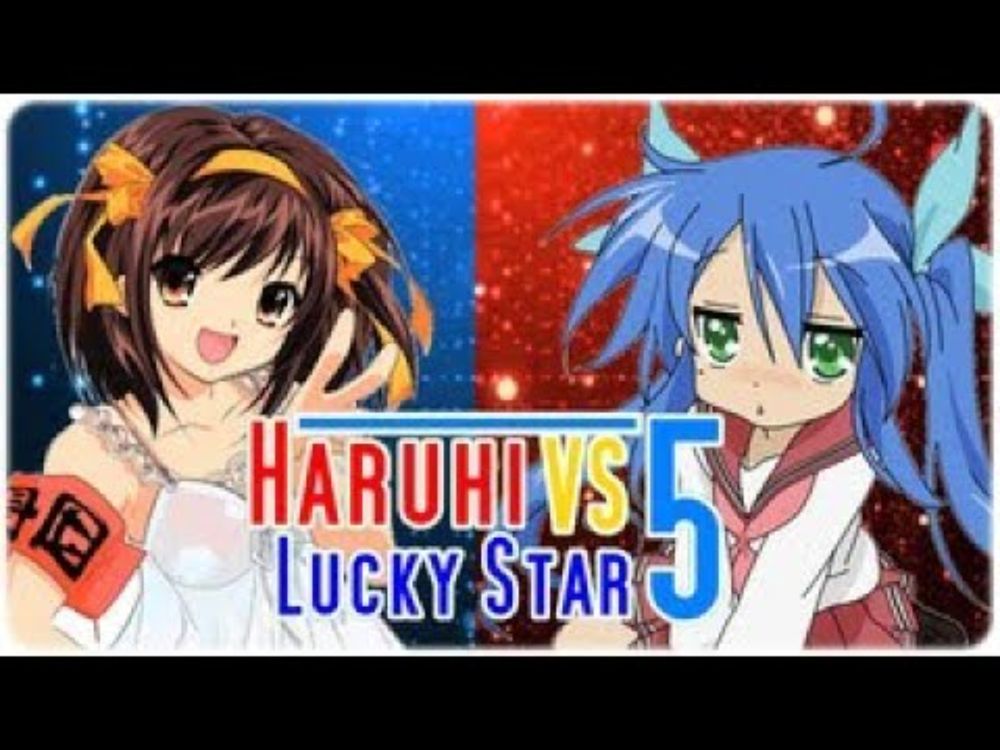 Haruhi Suzumia VS Lucky Star 5 [AMV Duel / Duell] (2016 Version)