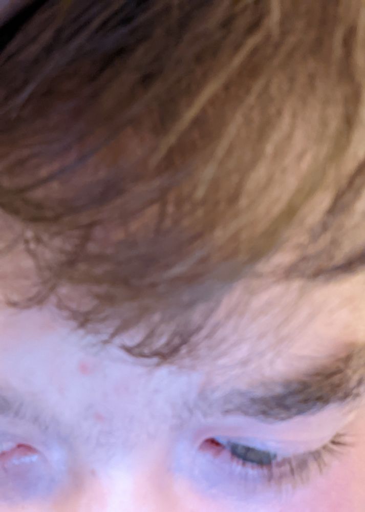 My blind ass, sitting very close to the screen 