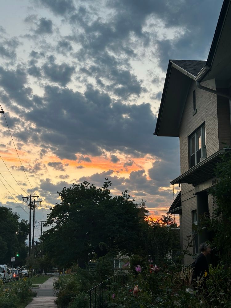 A sunset over Denver, CO.