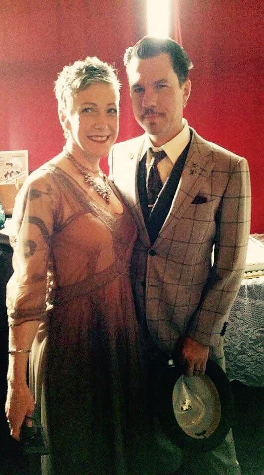 Kelly and Karl on their wedding day, November 5, 2016. 