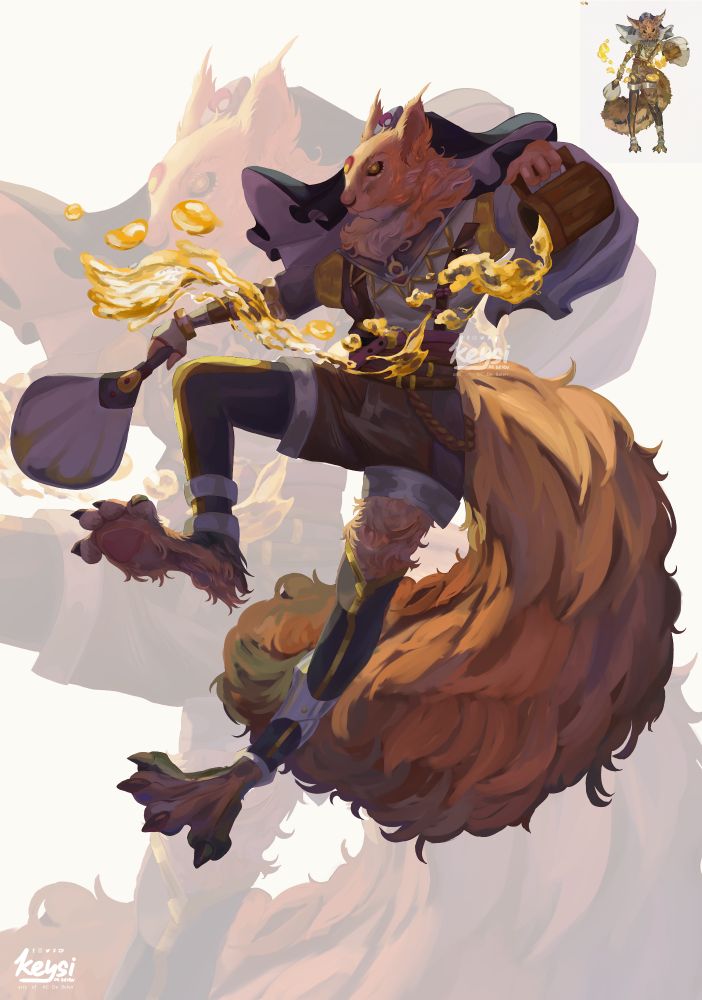 My friend's OC @/mekoimko (Kale Comgan) on IG and Twitter.