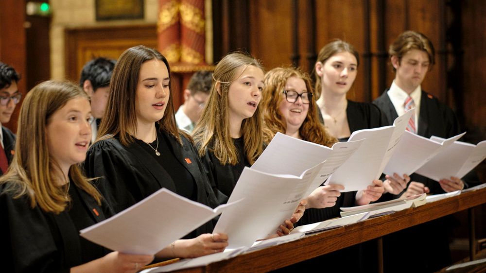 Choir of KCL in College Chapel  - credit to Julian Anderson