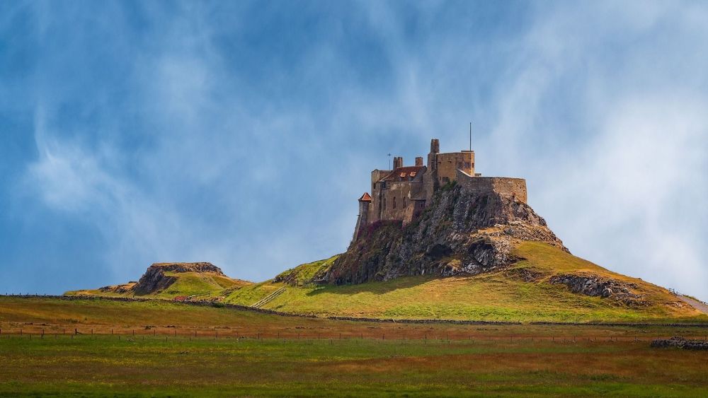 Lindisfarne Castle on the Holy Island of Lindisfarne