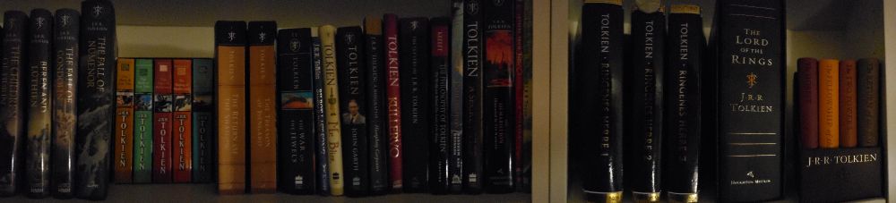 lots of books by jrr Tolkien 