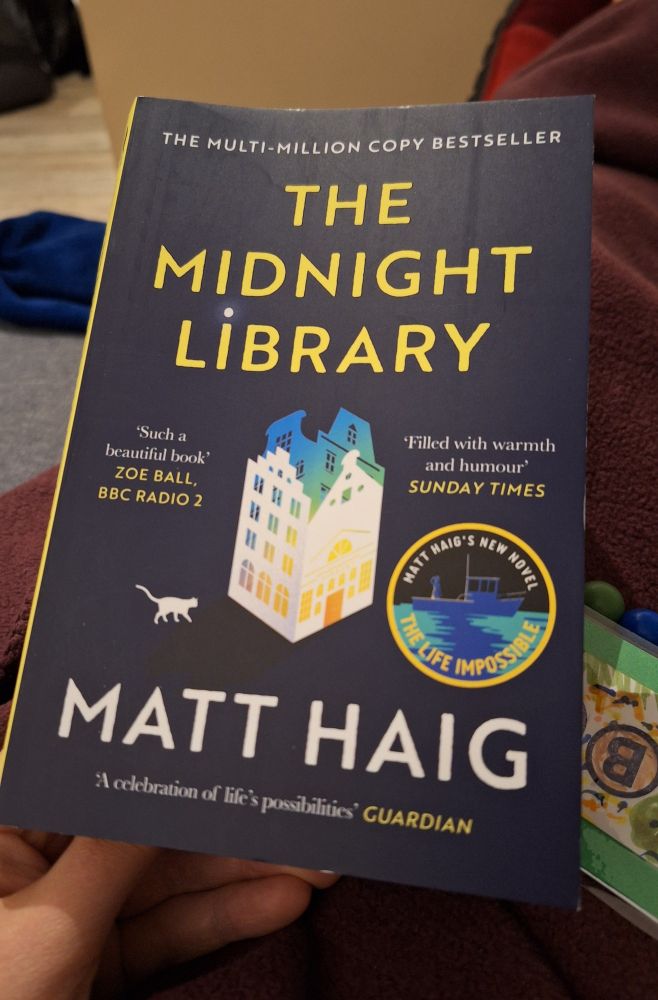 Cover des Buches "the Midnight Library"