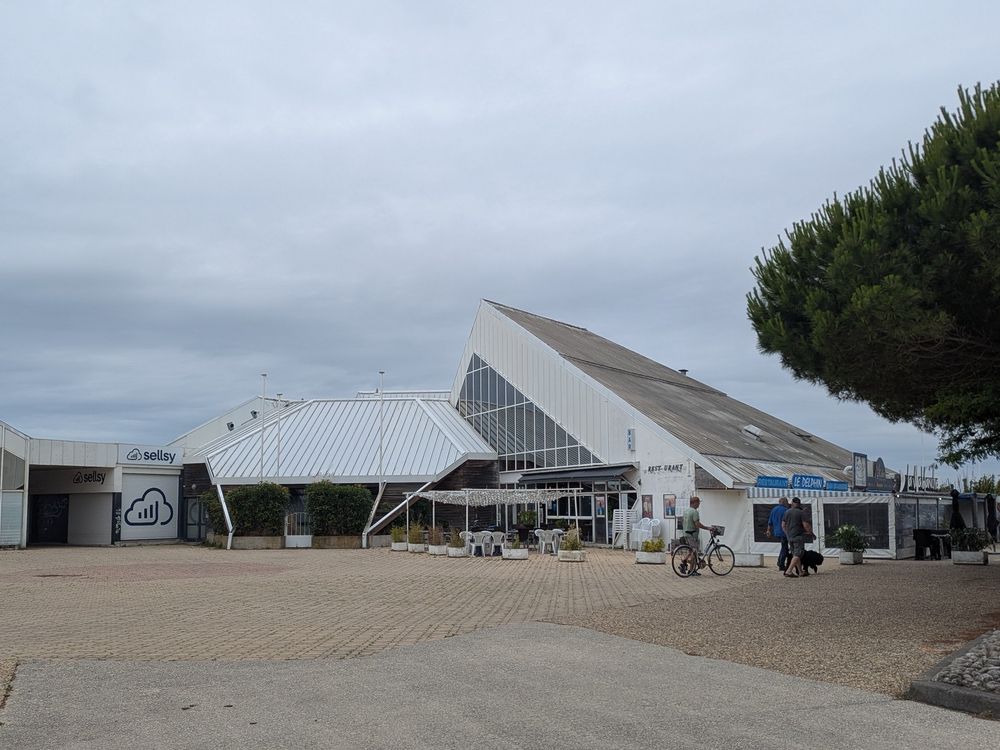 The triangular building of the former Aquarium