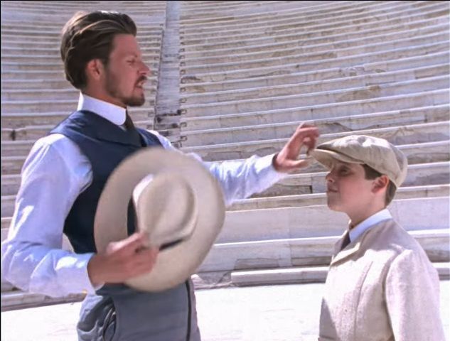 "We are thinkers..." - Henry Sr. in 1910 to his son, Indiana Jones, with his hat off.

from Young Indiana Jones: Travels with Father