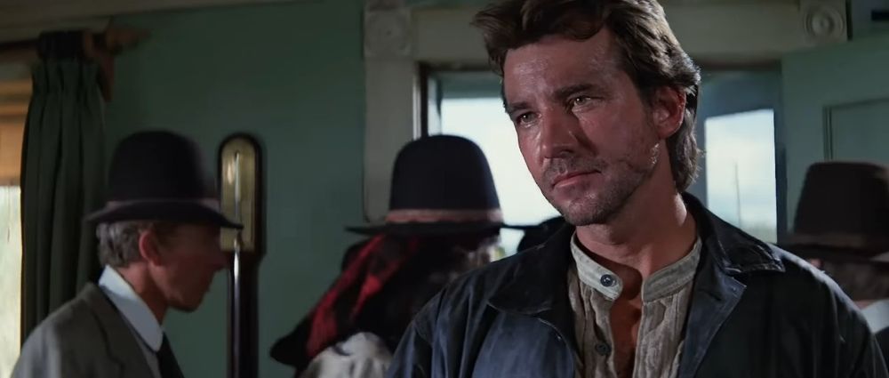 "But that doesn't mean you have to like it." - Fedora in 1912 placing his hat onto Indiana Jones' head.*

from Indiana Jones and the Last Crusade

*Images 3 and 4 are flipped for presentation here