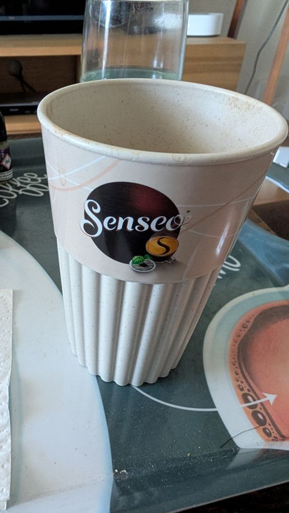 Photo d'un mug de café Senseo.
