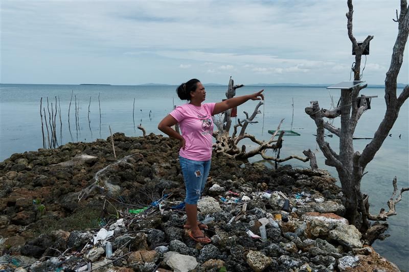 Picture of Typhoon Odette survivor & claimant.