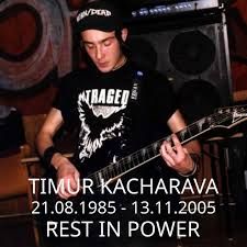 Photo of murdered antifascist Timur Kacharava, playing an electric guitar.
Caption reads:
TIMUR KACHARAVA
21.08.1985 - 13.11.2025
REST IN POWER