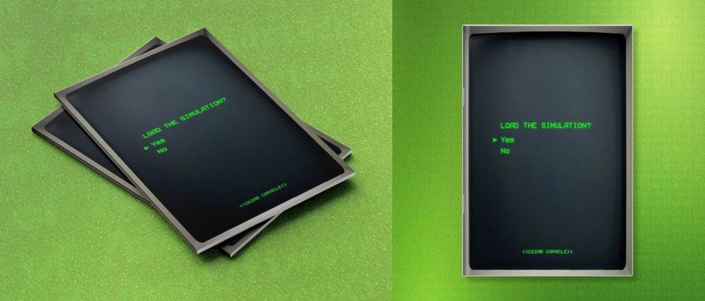 Mockup of the book cover for Load the Simulation