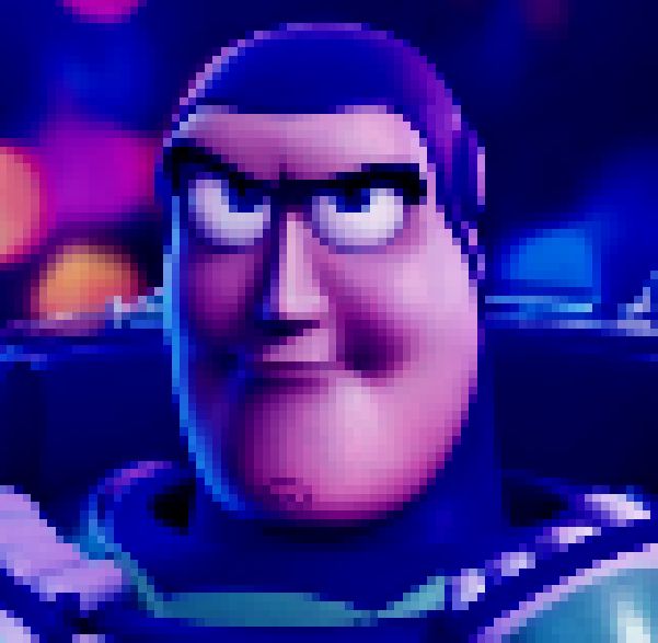 blue lightyear he's like buzz lightyear but blue and awesome
