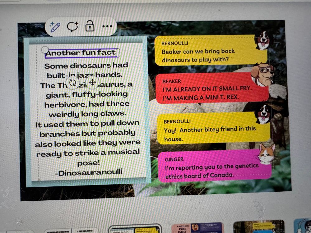 An example page in the book.