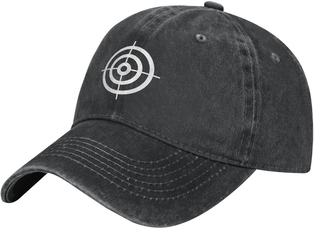 Hat with bullseye on it