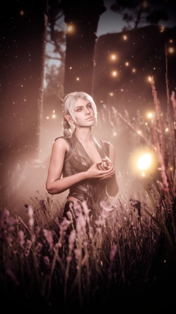 Shadowheart in sun light 