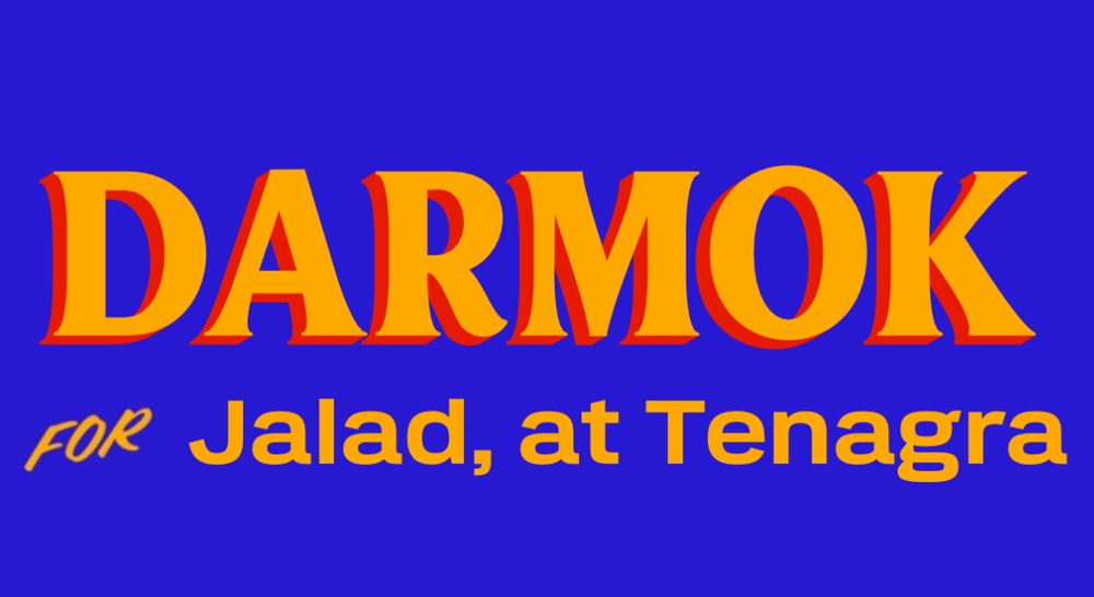 Zohran-style political sign that reads “Darmok, for Jalad, at Tenagra”