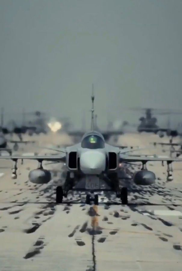 Screenshot of mystery jet from the video.