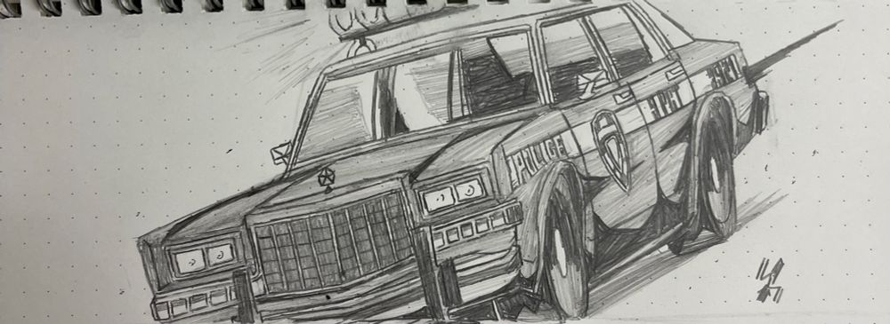 a dodge diplomat in NYPD uniform