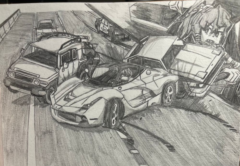 mizuchi in a presumably stolen ferrari doing some average floridian stuff