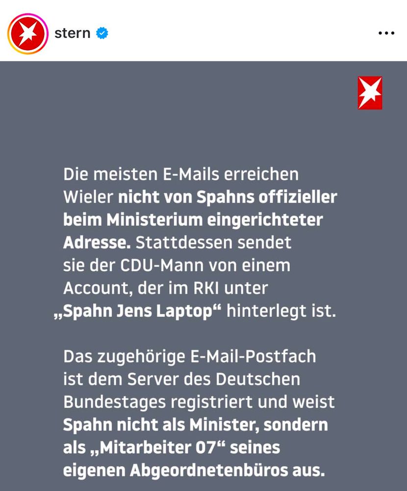 Screenshot des STERN: 