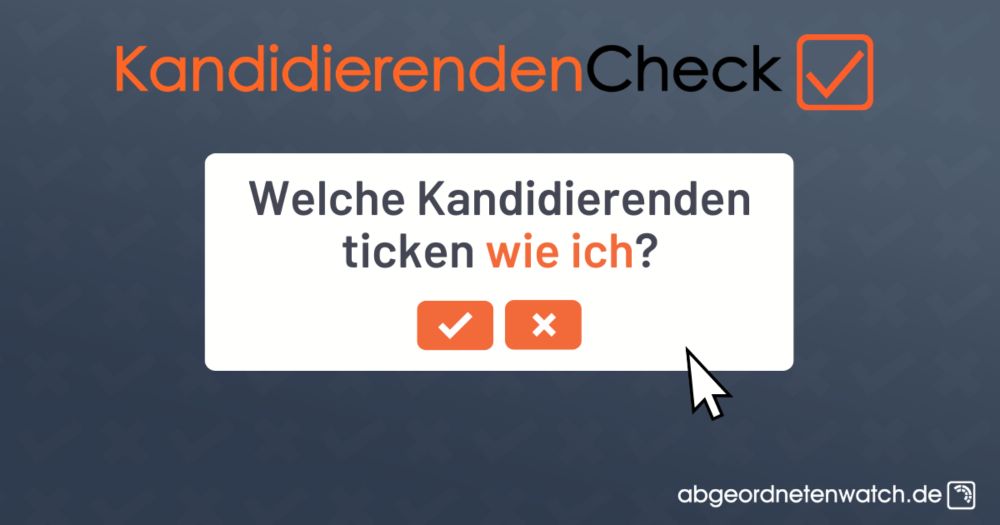 Kandidierenden-Checks von abgeordnetenwatch.de