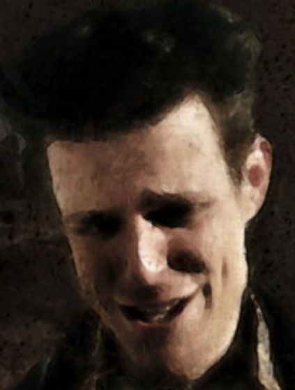 Max Payne

Max (Sam Lake) making a big ol wide grin and scrunching his eyebrows upward