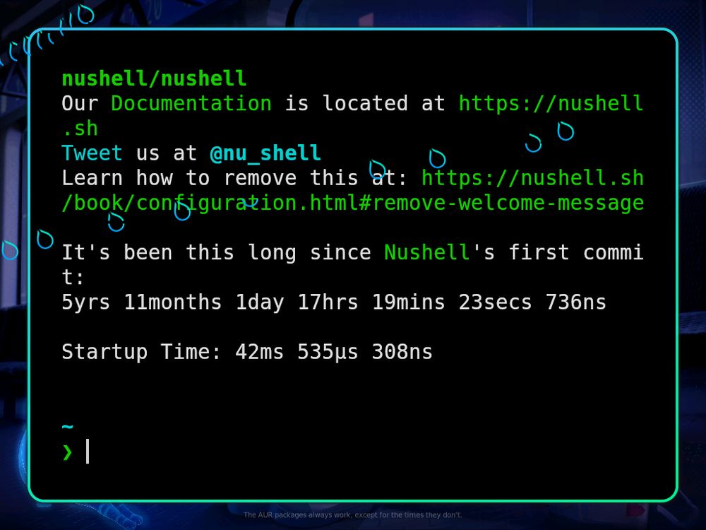 screenshot of the vm