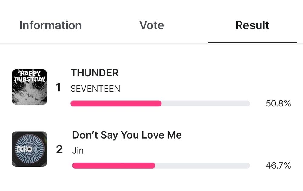 Mnet voting for Jin
