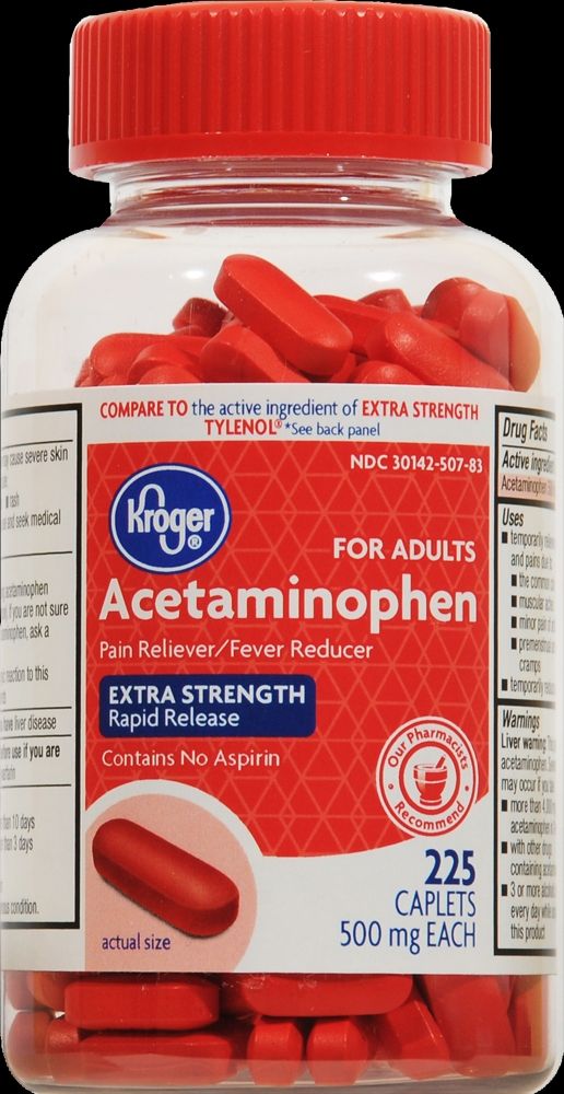Kroger Acetaminophen (generic Tylenol)