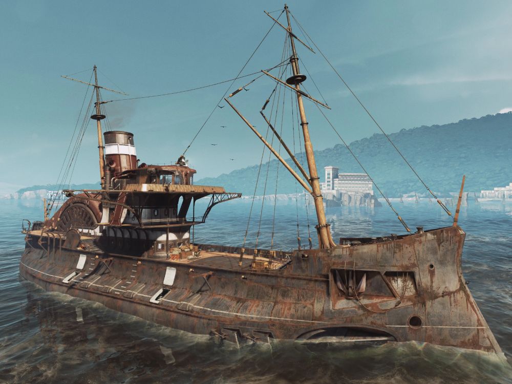 a very cool yacht from dishonored 2