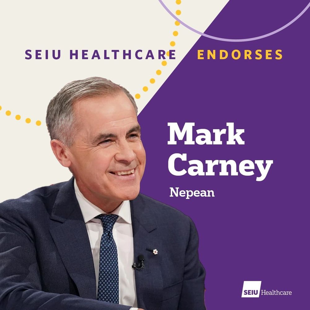 SEIU Healthcare endorses Mark Carney 