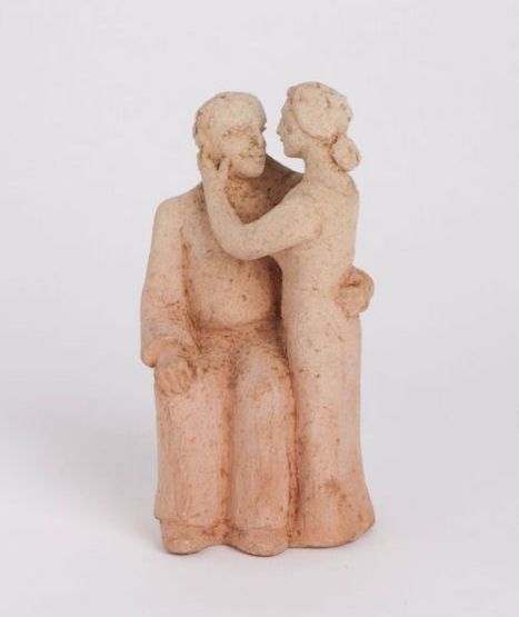 Pareja, 1945
Tal día como hoy 11 de noviembre nació la artista israelí nacida en Alemania, Hedwig Grossman Lehmann ( 1902-1995) 
