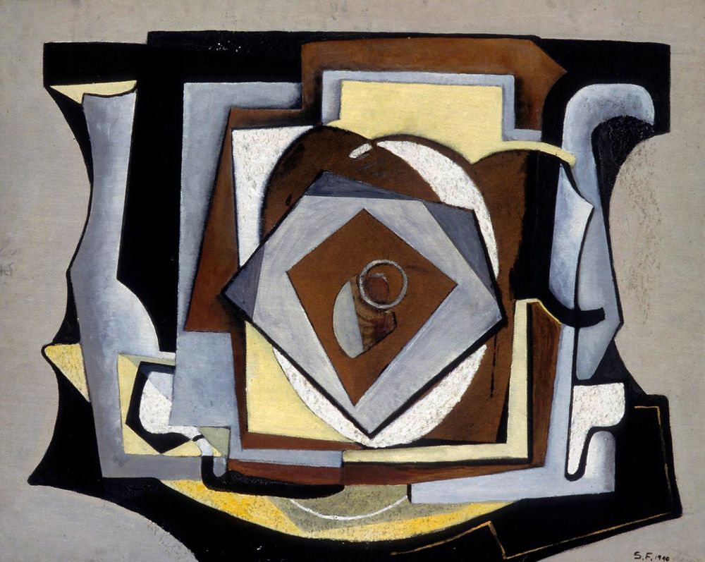 Composition, 1940. Philadelphia Museum of Art.

También participó en la exposición de mujeres artistas titulada “Exhibition by 31 Women”, organizada en 1943 por Peggy Guggenheim en su galería “Art of This Century” de Nueva York. 
Falleció de un infarto el 19 de marzo de 1988 a los 76 años.  