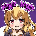 Vira's sticker from the mobile game. Psycho Vira MK II screaming ''Playboys die!'' with lasers shooting from her eyes