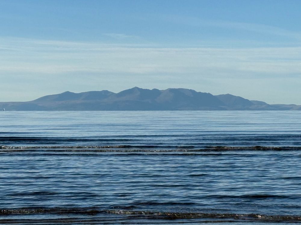 Arran as seen from Barassie beach