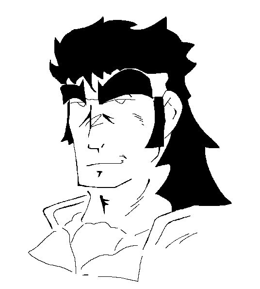 Momotaro Tsurugi, protagonist of Sakigake!! Otokojuku looking manly af