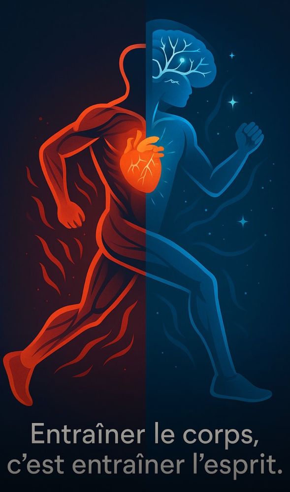 Illustration entraîner le corps c’est entraîner l’esprit 