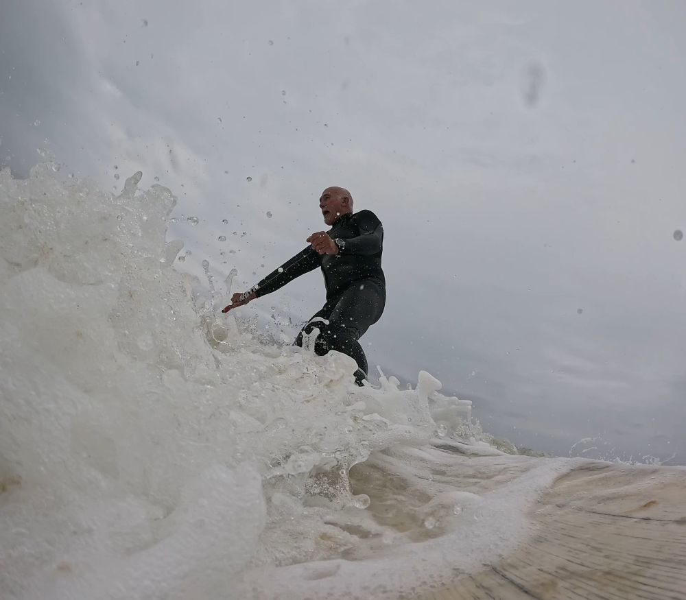 Presque gamelle en SUPsurf 