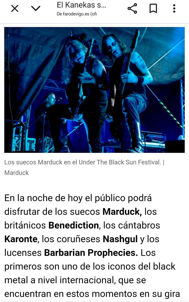 […] los suecos Marduck […] (sic).
