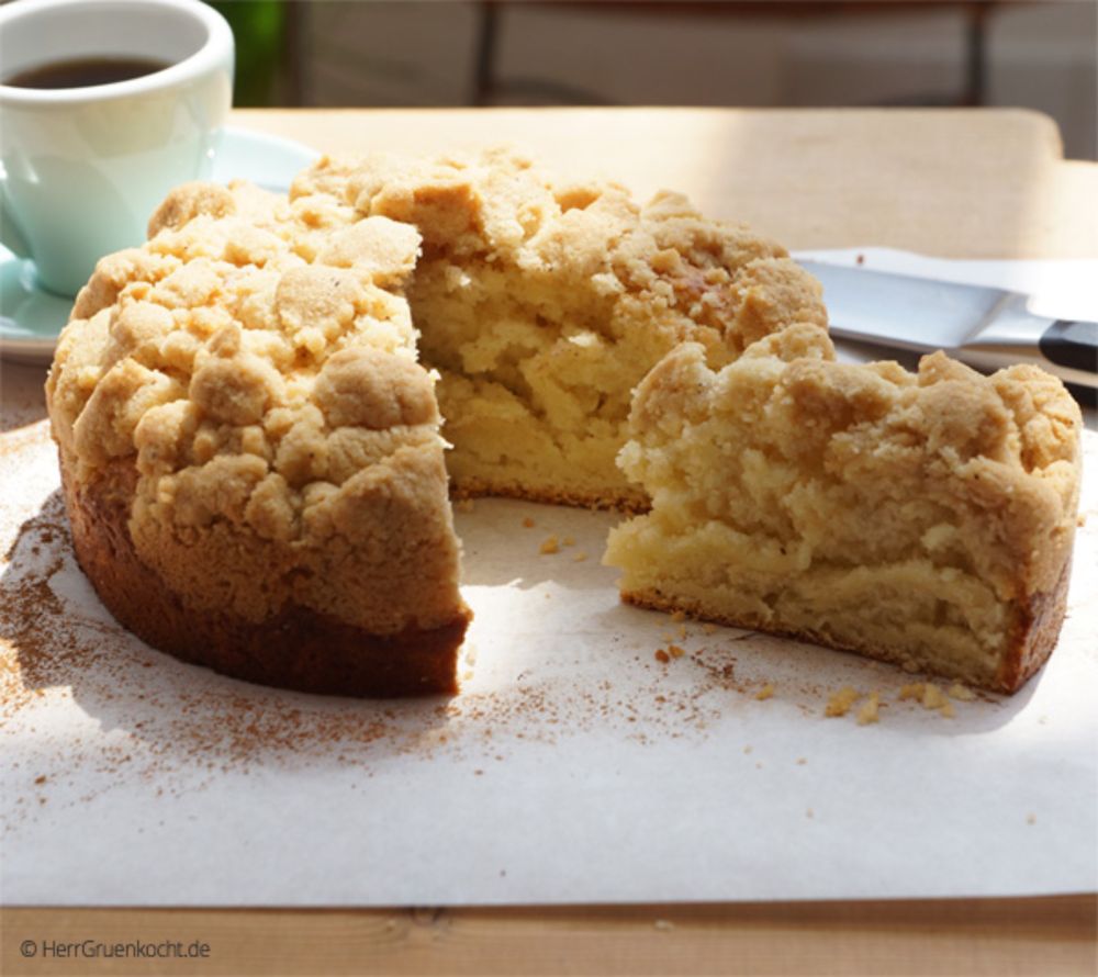 Streuselkuchen wie vom Bäcker ganz einfach selber backen