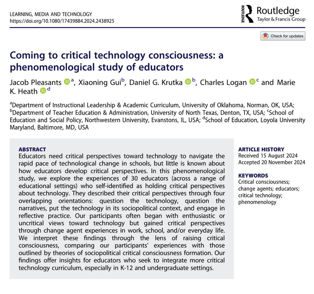 Screenshot of first page of the article that includes the title, authors, and abstract. 