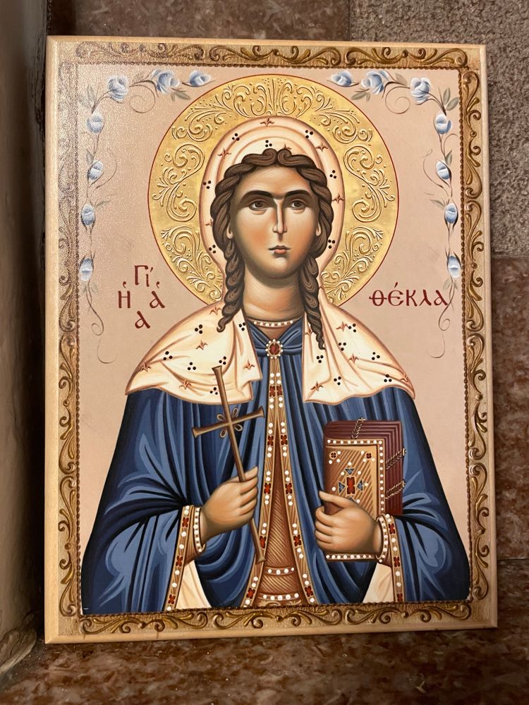 Saint Thekla Greek orthodox Christian icon 