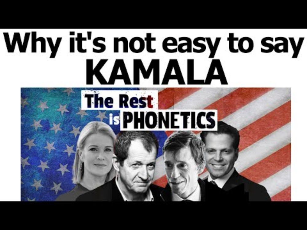 Why for some it's not easy for some to pronounce KAMALA!