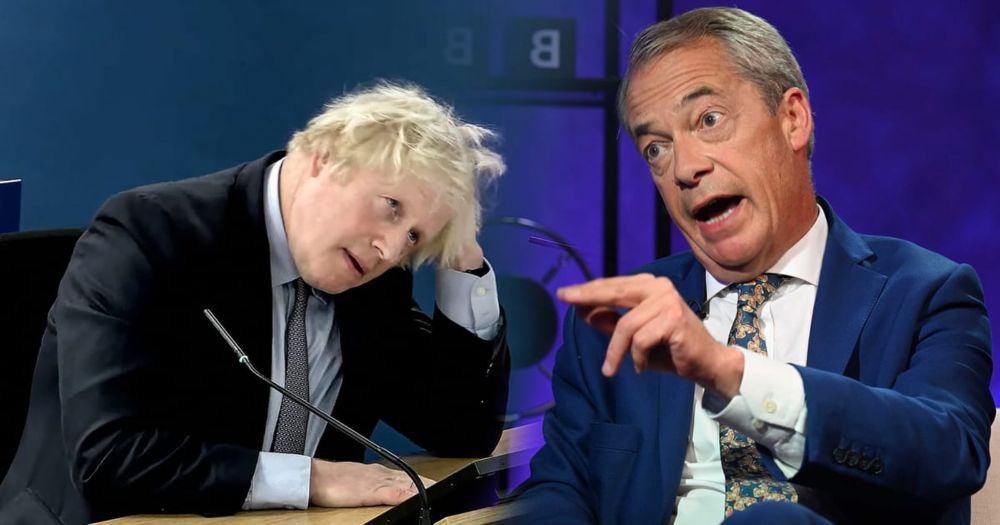 Nigel Farage ‘parroting Putin’s lies’ on Ukraine, says Boris Johnson